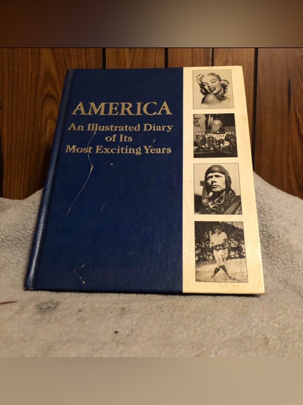America: An Illustrated Diary of Its Most Exciting Years - Blue Hardcover